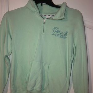 Teal PINK VS half zip!